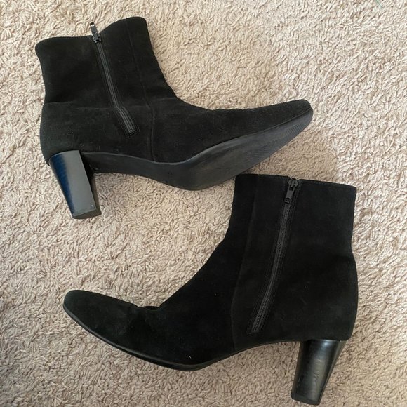 La CANADIENNE Black Boots Women Size 10 - Picture 4 of 11